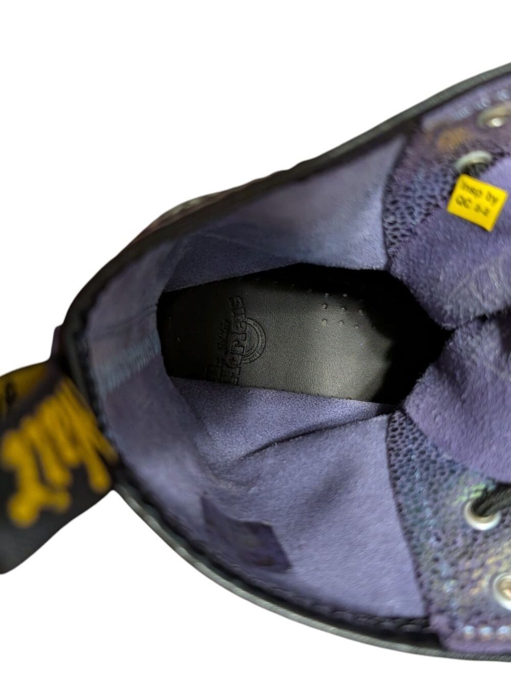 Dr. Martens Iridescent Purple-Black Lace-Up Boots - Women's - Picture 8 of 11